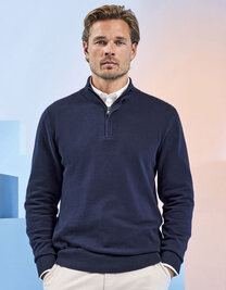 Asquith & Fox AQ048 – Men´s Cotton Blend 1/4 Zip Sweater