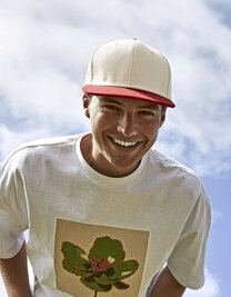 Contrast Flat Peak 6 Panel Cap
