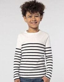 Kids´ Long Sleeve Striped T-Shirt Matelot