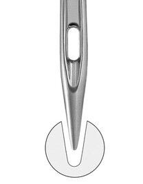 Nadeln 75er mit halbrunder Spitze (100 Stück)