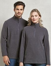 Unisex ´Recyclight´ 1/4 Zip Micro Fleece